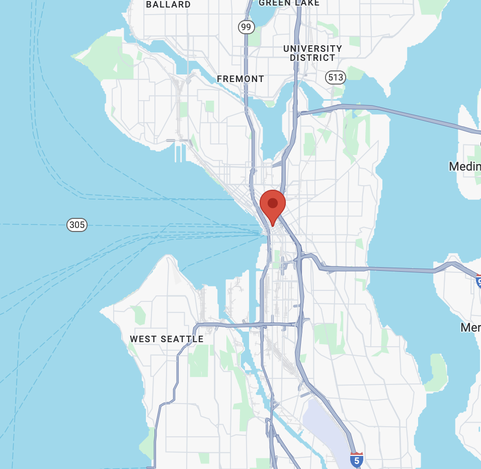 hmts location Hold Me Tight Seattle Map - downtown